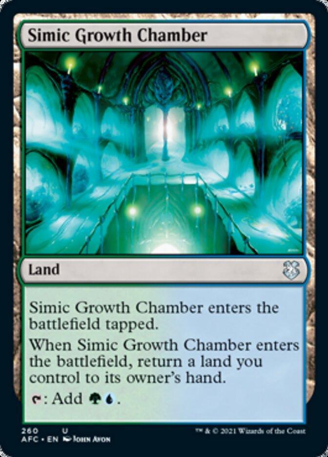 Magic: The Gathering MTG Single Simic Growth Chamber [Dungeons & Dragons: Adventures in the Forgotten Realms Commander]