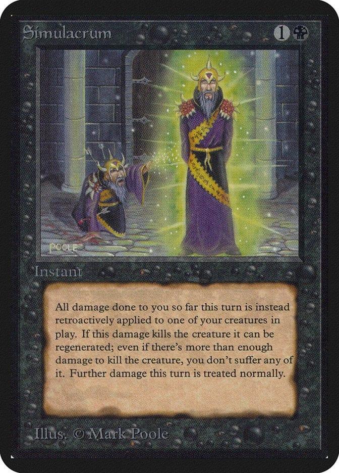 Magic: The Gathering MTG Single Simulacrum [Limited Edition Alpha]