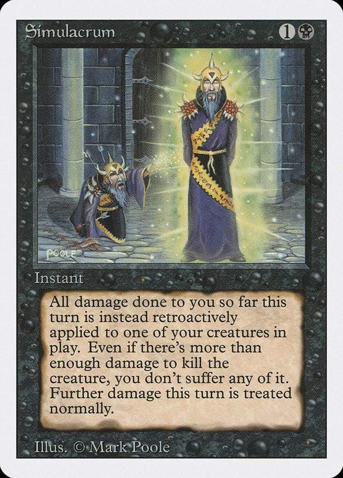 Magic: The Gathering MTG Single Simulacrum [Revised Edition]