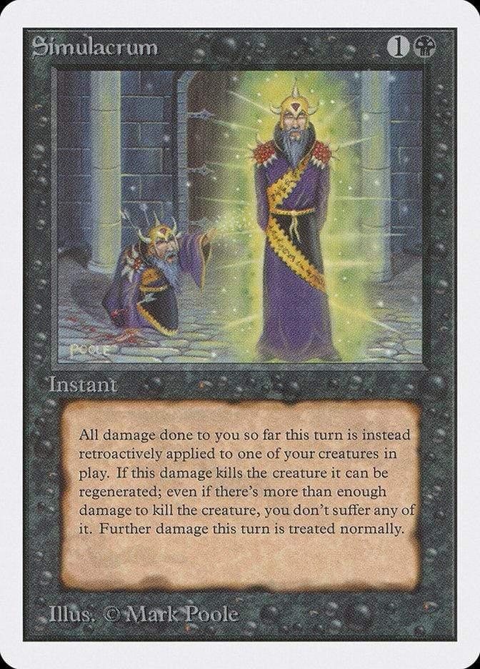 Magic: The Gathering MTG Single Simulacrum [Unlimited Edition]