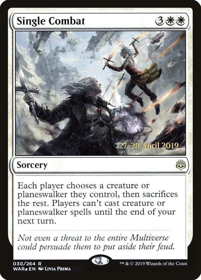Magic: The Gathering MTG Single Single Combat  [War of the Spark Prerelease Promos]
