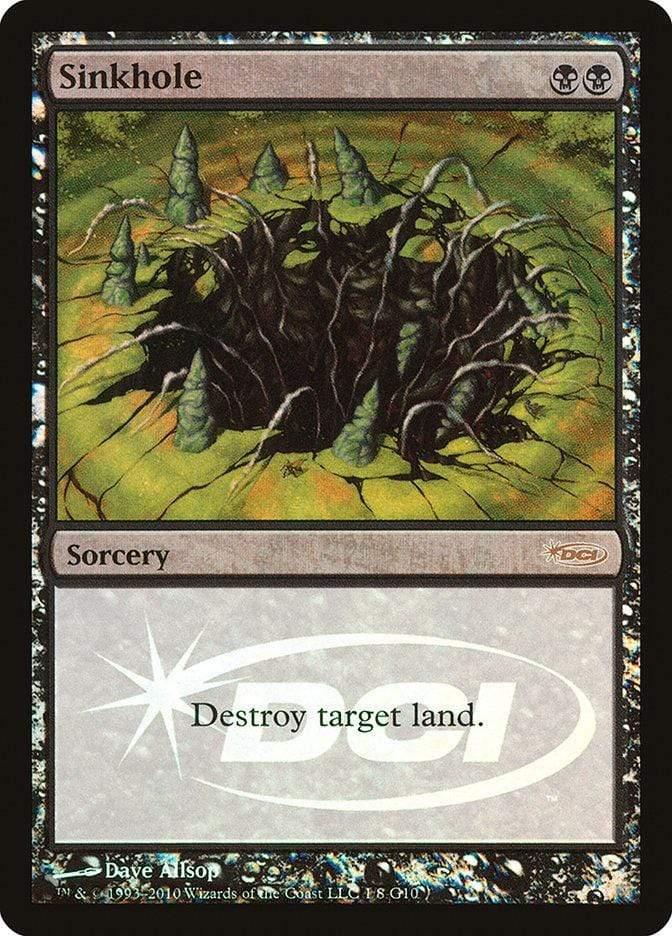 Magic: The Gathering MTG Single Sinkhole [Judge Gift Cards 2010]
