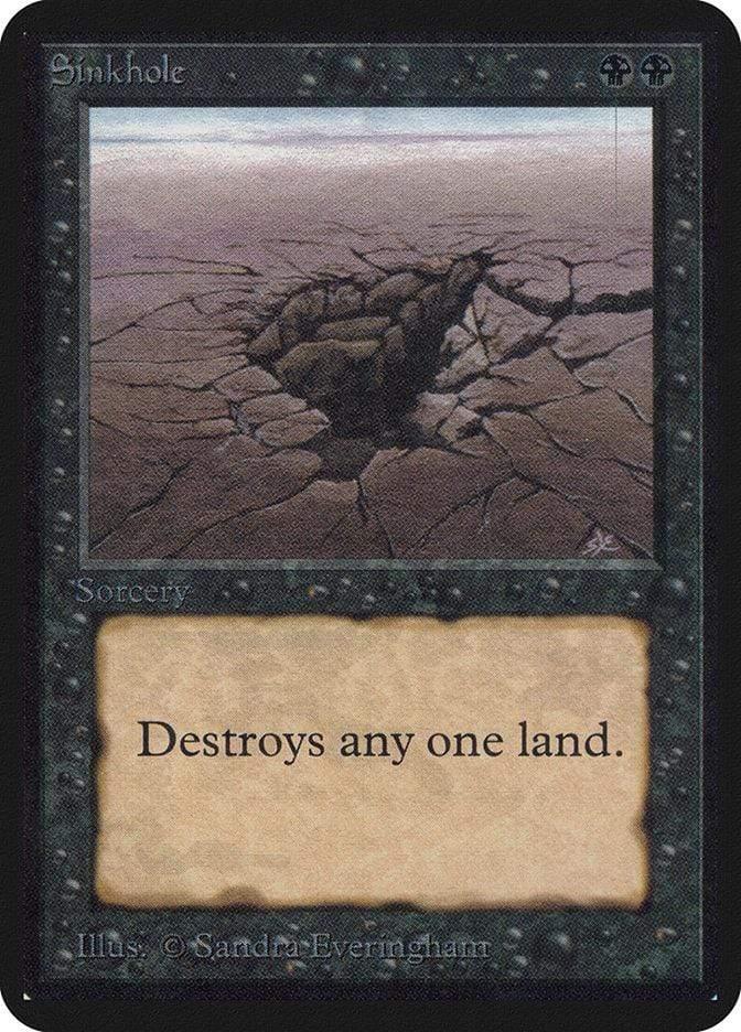 Magic: The Gathering MTG Single Sinkhole [Limited Edition Alpha]