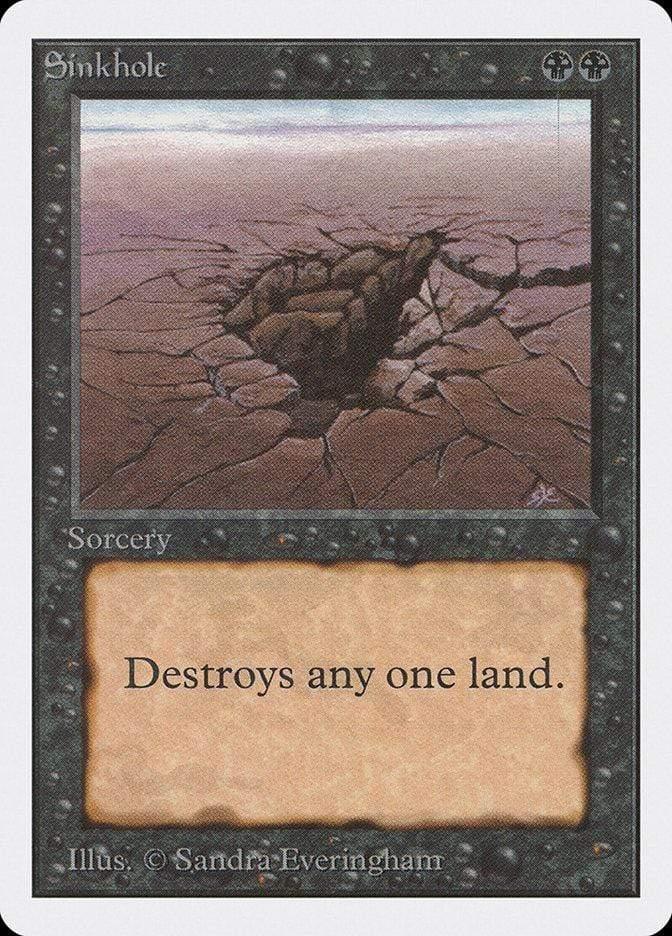 Magic: The Gathering MTG Single Sinkhole [Unlimited Edition]