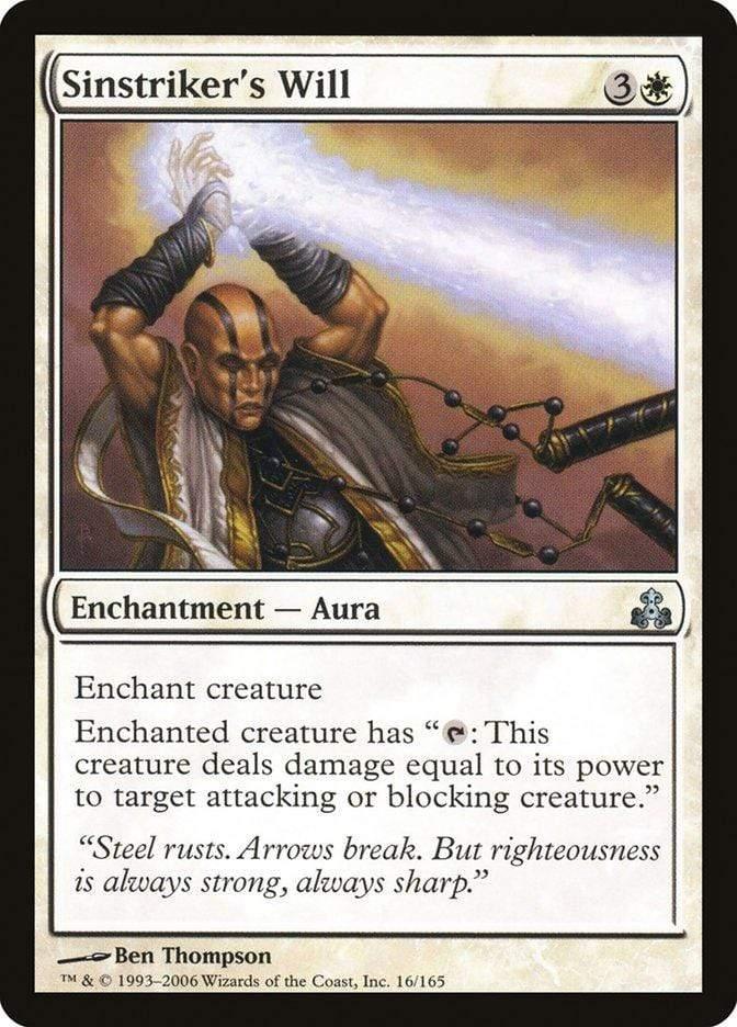 Magic: The Gathering MTG Single Sinstriker's Will [Guildpact]