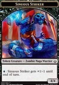 Magic: The Gathering MTG Single Sinuous Striker // Cat Double-sided Token [Hour of Devastation]