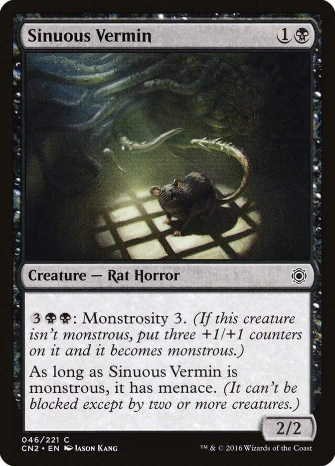 Magic: The Gathering MTG Single Sinuous Vermin [Conspiracy: Take the Crown]