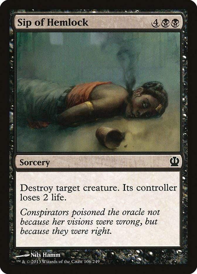 Magic: The Gathering MTG Single Sip of Hemlock [Theros]