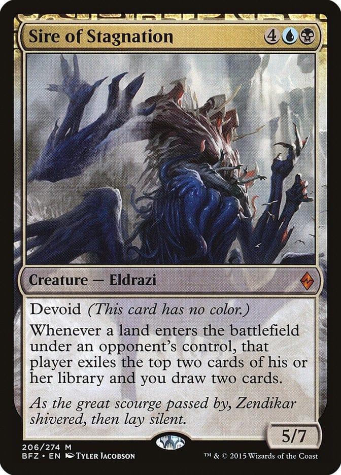 Magic: The Gathering MTG Single Sire of Stagnation [Battle for Zendikar]