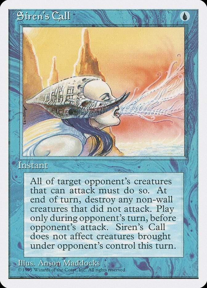 Magic: The Gathering MTG Single Siren's Call [Fourth Edition]
