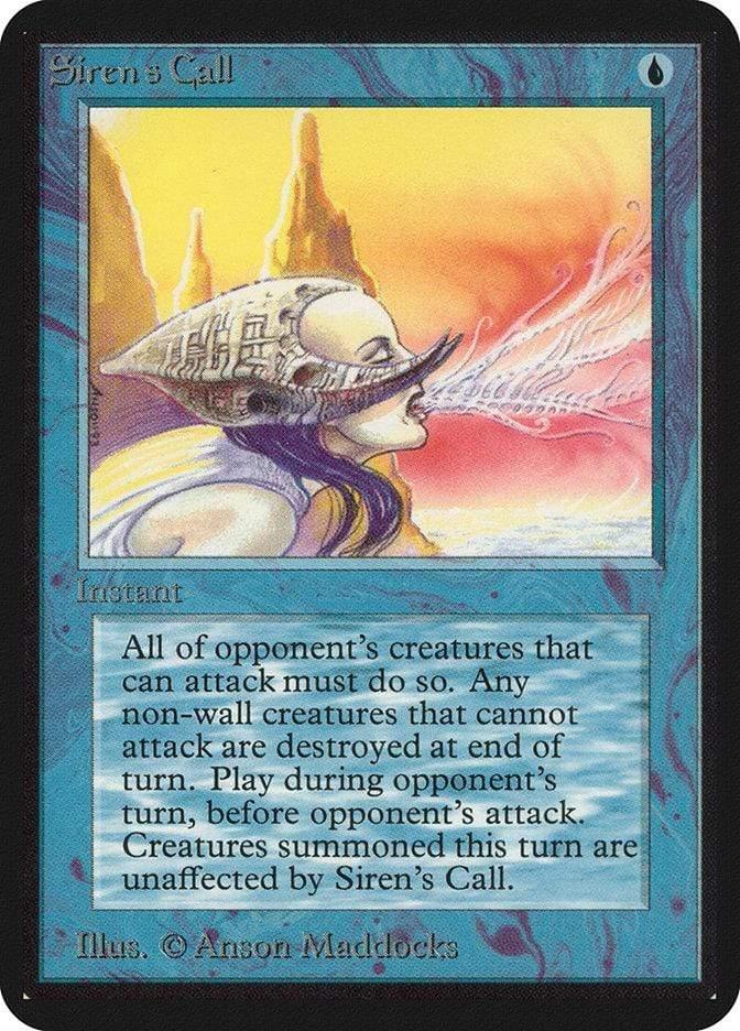 Magic: The Gathering MTG Single Siren's Call [Limited Edition Alpha]