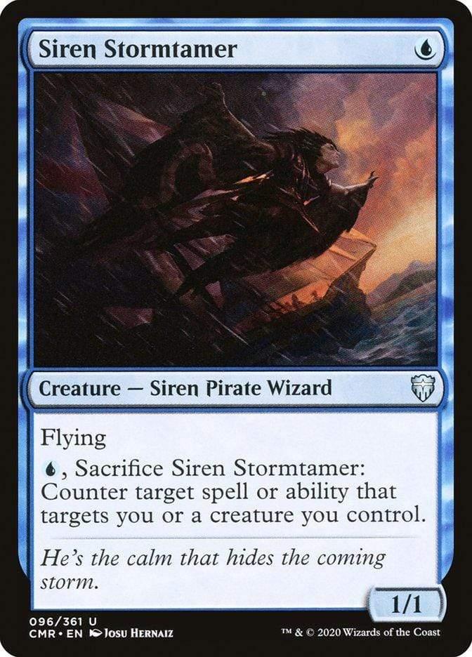 Magic: The Gathering MTG Single Siren Stormtamer [Commander Legends]
