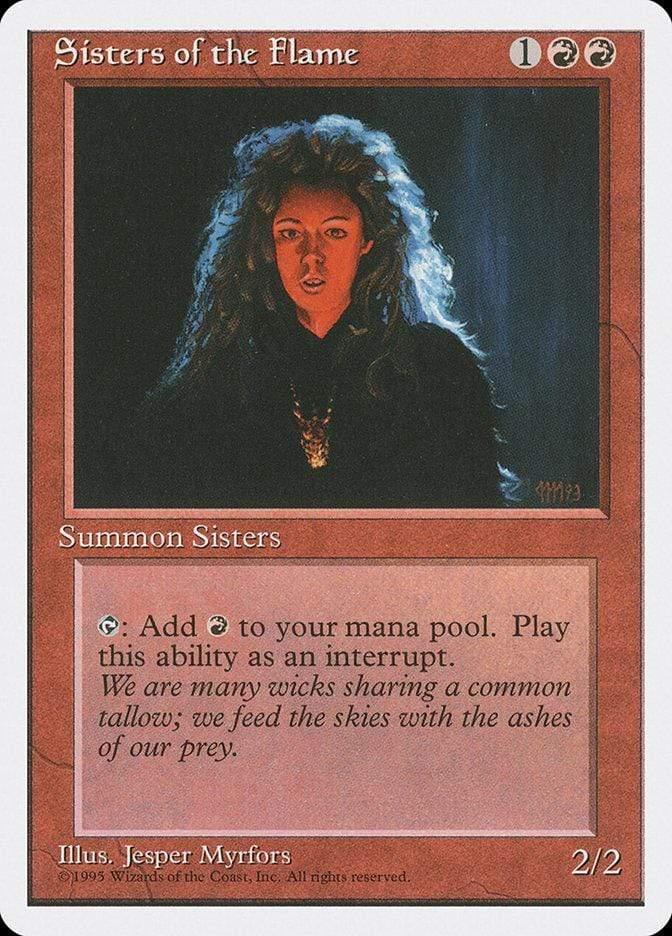 Magic: The Gathering MTG Single Sisters of the Flame [Fourth Edition]