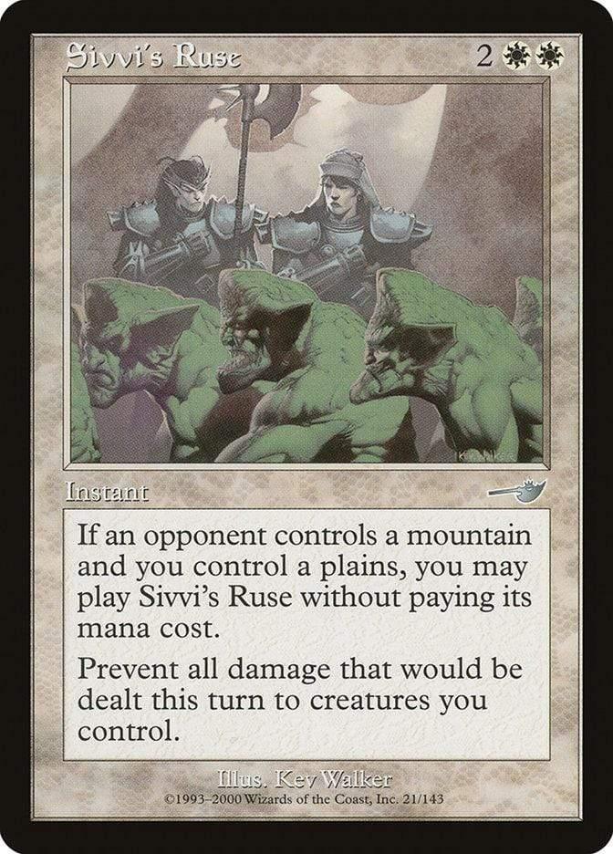 Magic: The Gathering MTG Single Sivvi's Ruse [Nemesis]