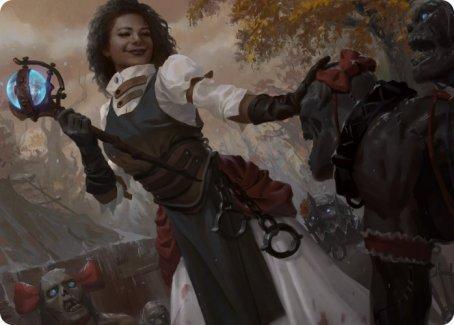 Magic: The Gathering MTG Single Skaab Wrangler Art Card [Innistrad: Midnight Hunt Art Series]