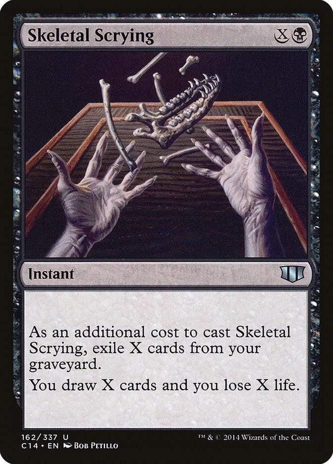 Magic: The Gathering MTG Single Skeletal Scrying [Commander 2014]