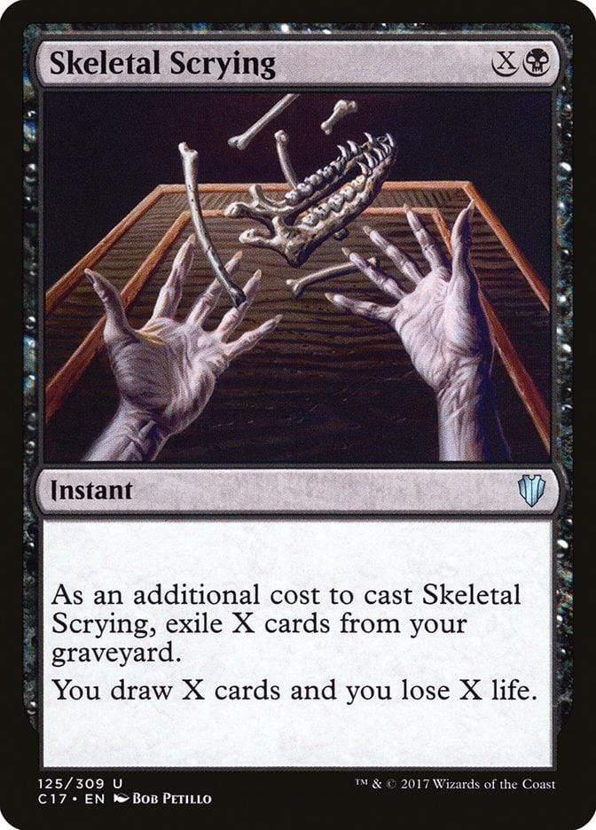 Magic: The Gathering MTG Single Skeletal Scrying [Commander 2017]