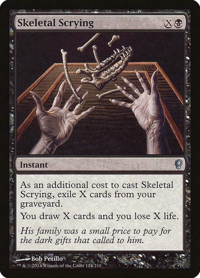 Magic: The Gathering MTG Single Skeletal Scrying [Conspiracy]