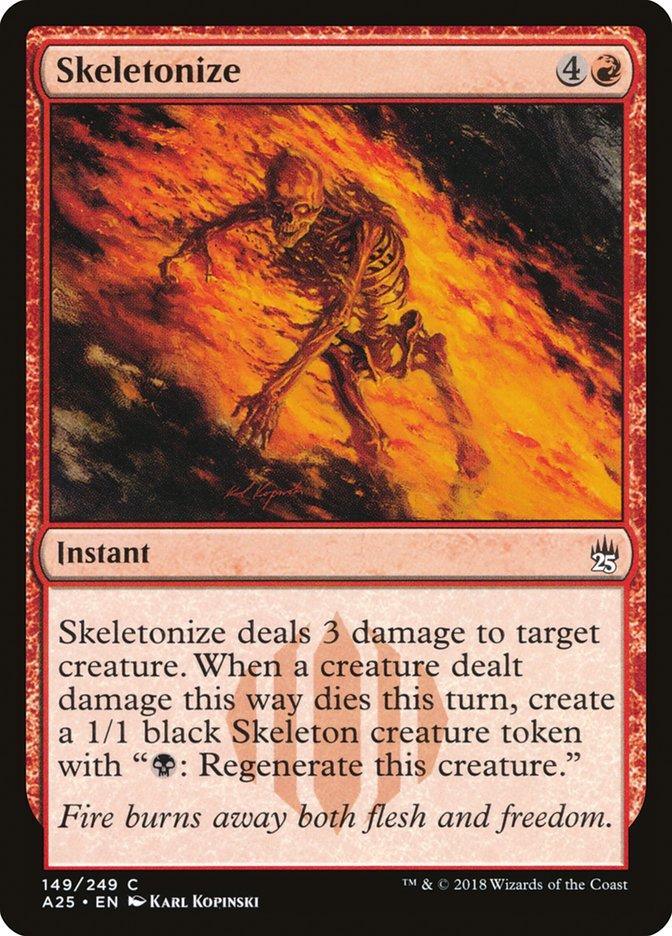 Magic: The Gathering MTG Single Skeletonize [Masters 25]
