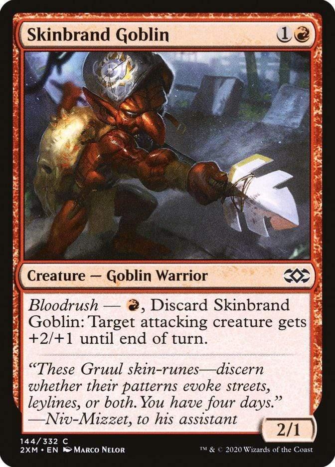Magic: The Gathering MTG Single Skinbrand Goblin [Double Masters]