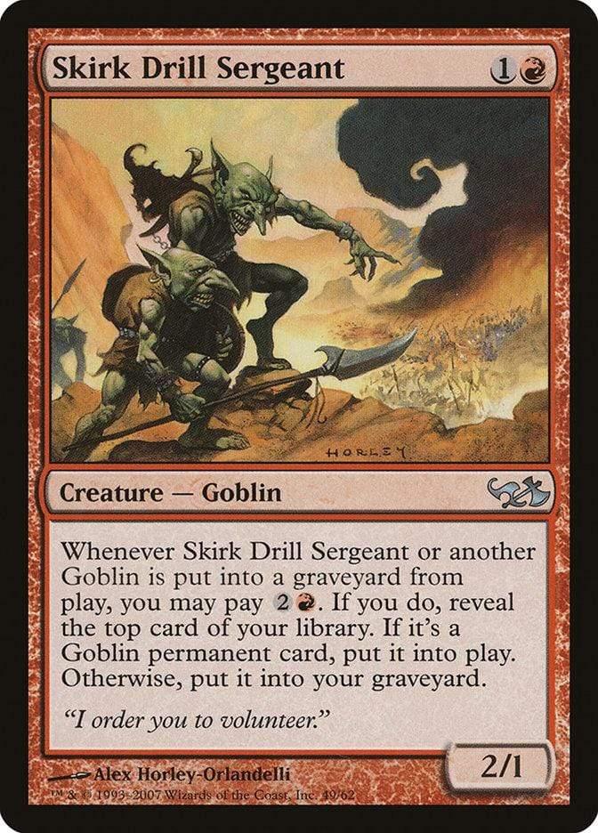Magic: The Gathering MTG Single Skirk Drill Sergeant [Duel Decks: Elves vs. Goblins]