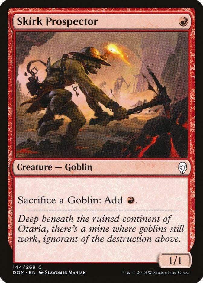 Magic: The Gathering MTG Single Skirk Prospector [Dominaria]