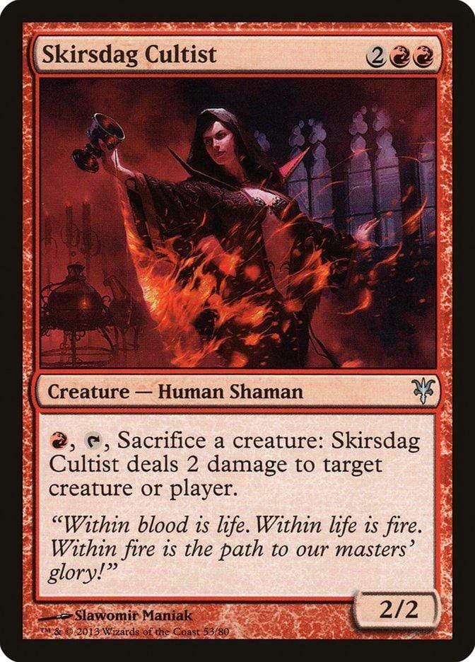Magic: The Gathering MTG Single Skirsdag Cultist [Duel Decks: Sorin vs. Tibalt]