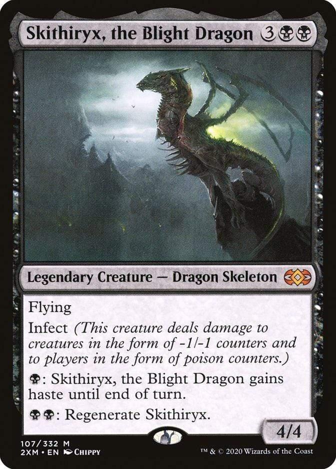 Magic: The Gathering MTG Single Skithiryx, the Blight Dragon [Double Masters]