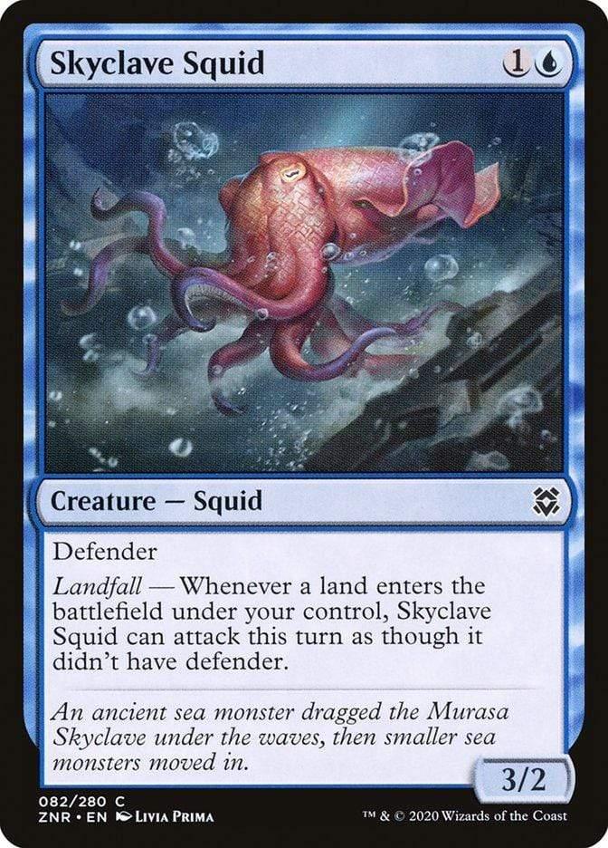 Magic: The Gathering MTG Single Skyclave Squid [Zendikar Rising]