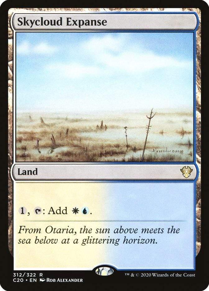 Magic: The Gathering MTG Single Skycloud Expanse [Commander 2020]