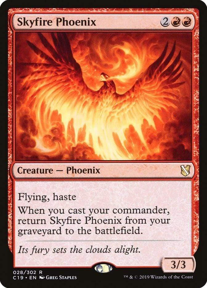 Magic: The Gathering MTG Single Skyfire Phoenix [Commander 2019]