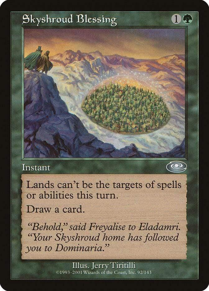 Magic: The Gathering MTG Single Skyshroud Blessing [Planeshift]