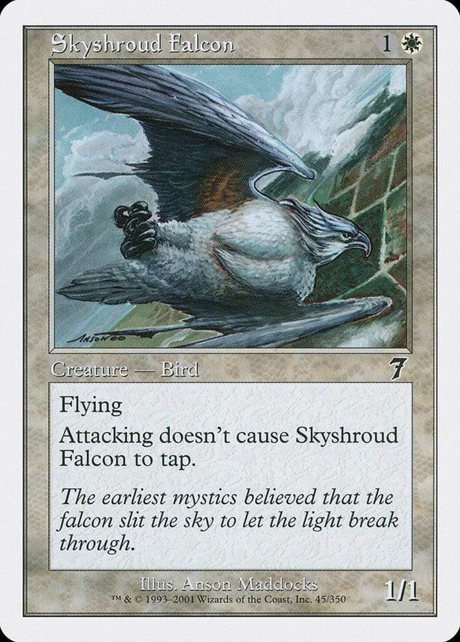 Magic: The Gathering MTG Single Skyshroud Falcon [Seventh Edition]