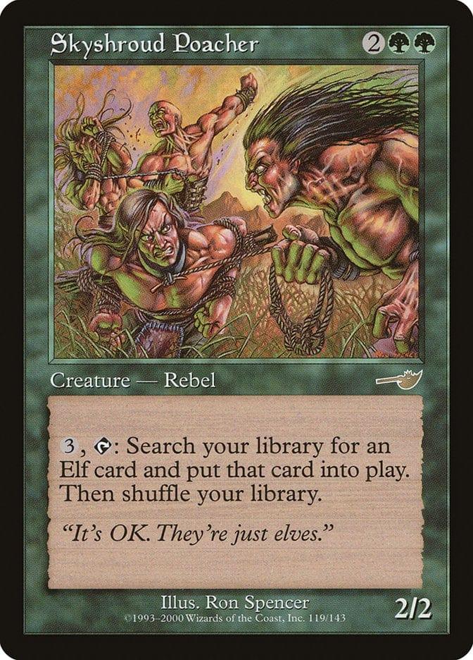Magic: The Gathering MTG Single Skyshroud Poacher [Nemesis]