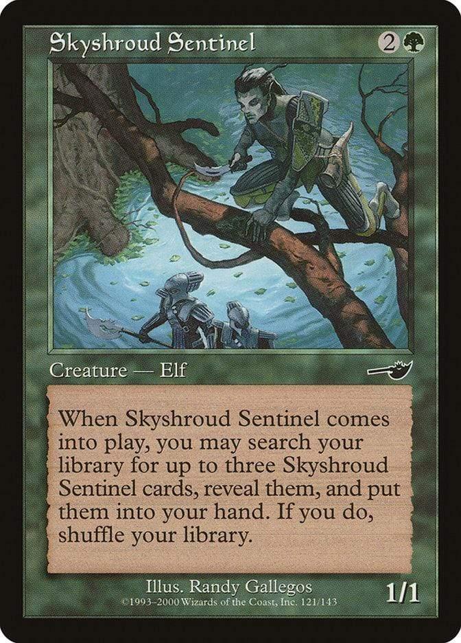Magic: The Gathering MTG Single Skyshroud Sentinel [Nemesis]