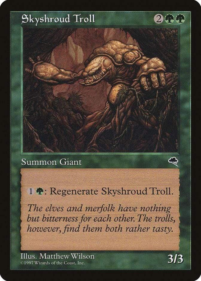 Magic: The Gathering MTG Single Skyshroud Troll [Tempest]