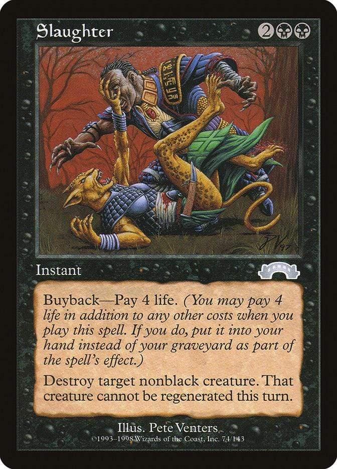 Magic: The Gathering MTG Single Slaughter [Exodus]