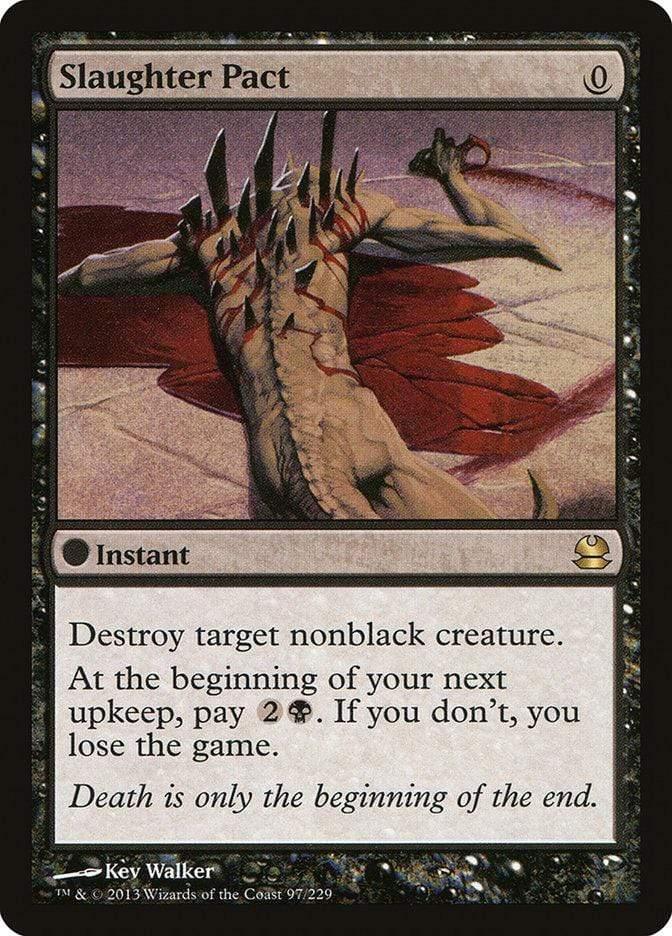 Magic: The Gathering MTG Single Slaughter Pact [Modern Masters]