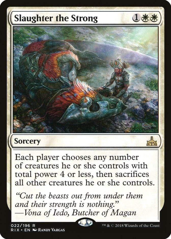 Magic: The Gathering MTG Single Slaughter the Strong [Rivals of Ixalan]