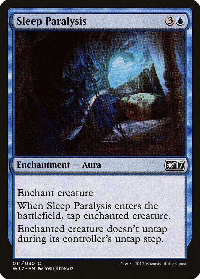 Magic: The Gathering MTG Single Sleep Paralysis [Welcome Deck 2017]