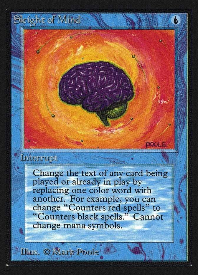 Magic: The Gathering MTG Single Sleight of Mind [Collectors’ Edition]
