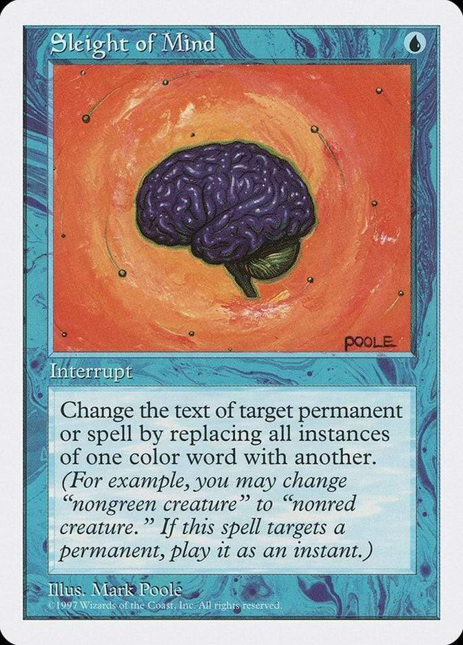 Magic: The Gathering MTG Single Sleight of Mind [Fifth Edition]