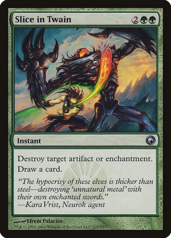 Magic: The Gathering MTG Single Slice in Twain [Scars of Mirrodin]