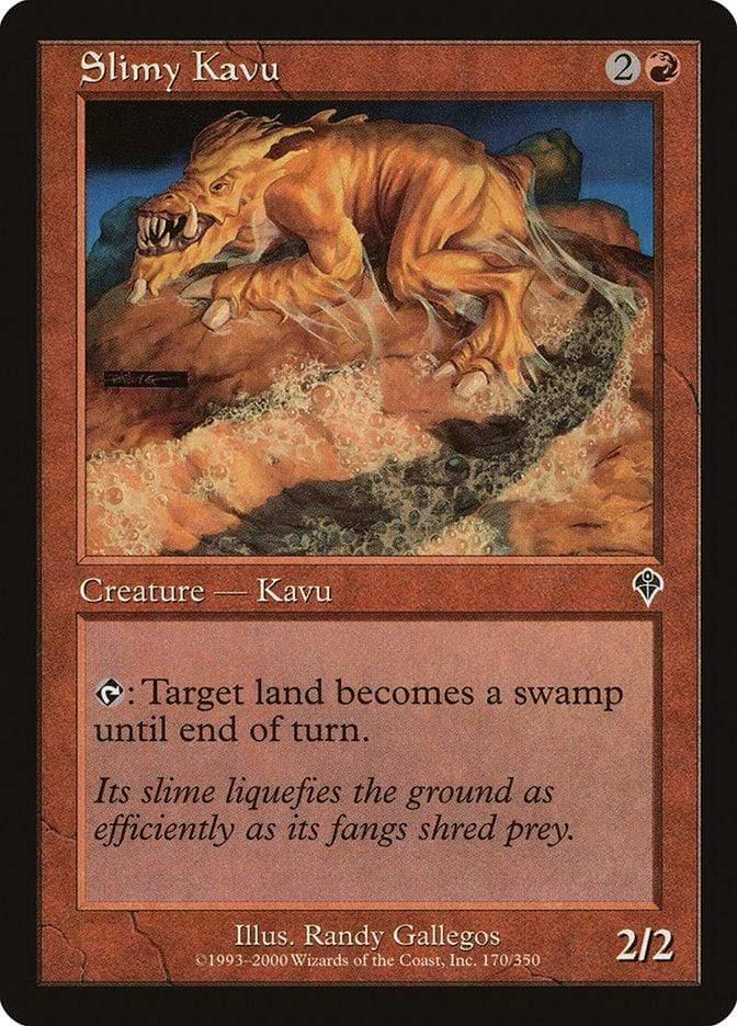 Magic: The Gathering MTG Single Slimy Kavu [Invasion]