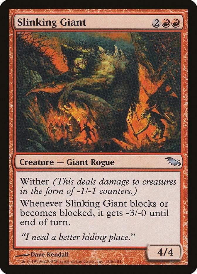 Magic: The Gathering MTG Single Slinking Giant [Shadowmoor]