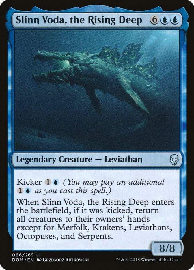 Magic: The Gathering MTG Single Slinn Voda, the Rising Deep [Dominaria]