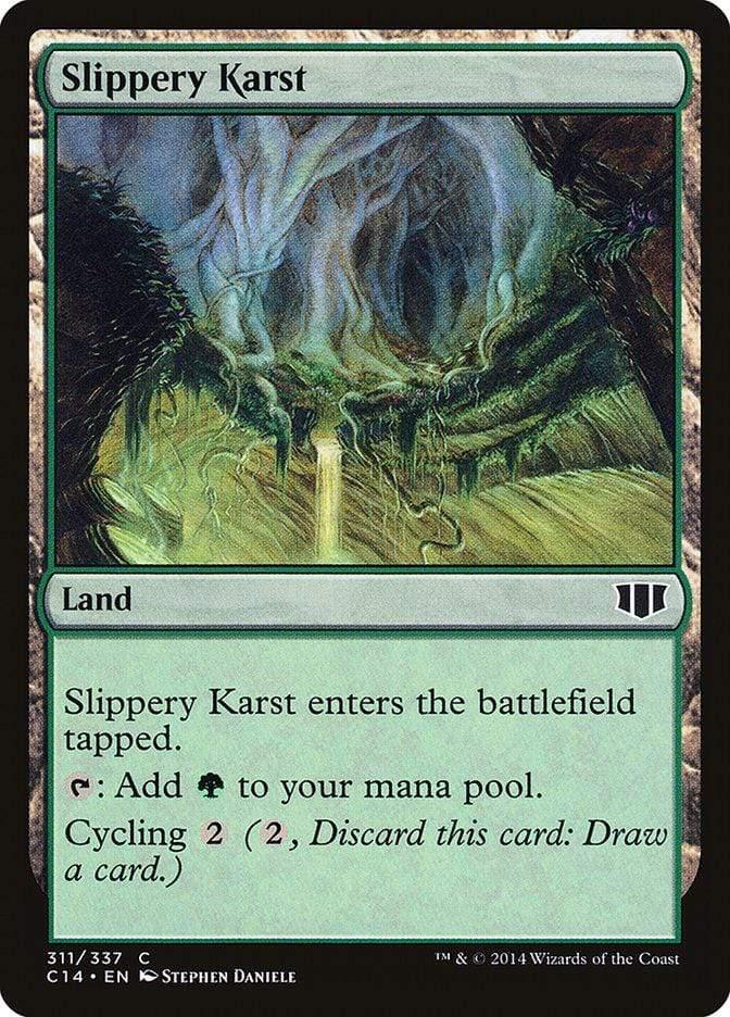 Magic: The Gathering MTG Single Slippery Karst [Commander 2014]