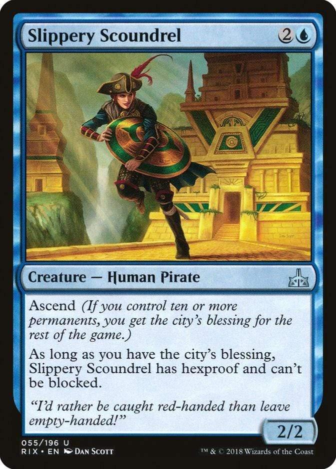 Magic: The Gathering MTG Single Slippery Scoundrel [Rivals of Ixalan]