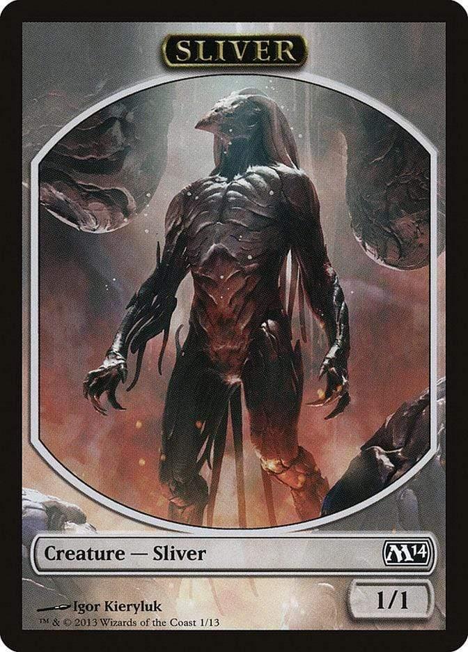 Magic: The Gathering MTG Single Sliver [Magic 2014 Tokens]