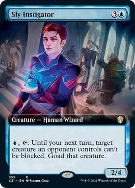 Magic: The Gathering MTG Single Sly Instigator (Extended) [Commander 2021]